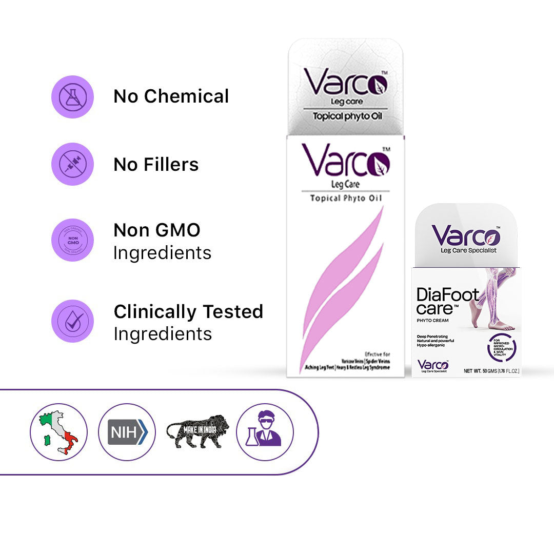 Varco Leg Varco Phyto Oil + FREE DiaFoot – Varco Leg Care