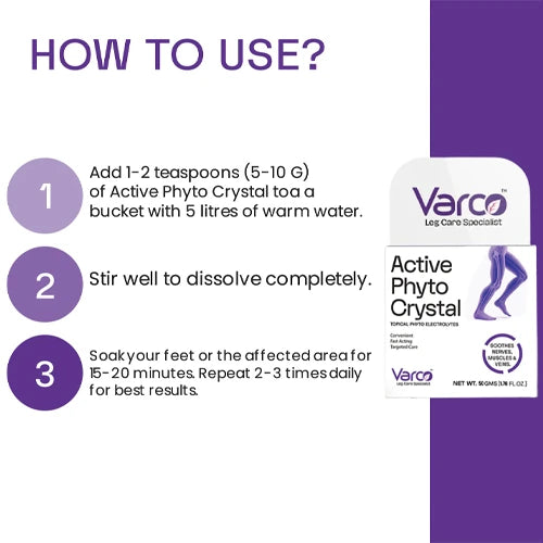 Advance Varicose Vein Phyto Oil with Bioactive Compounds & Topical Magnesium Soak