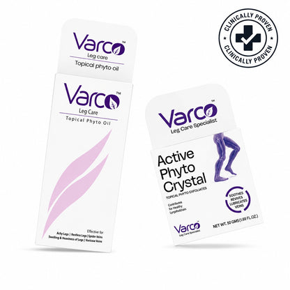 Advance Varicose Vein Phyto Oil with Bioactive Compounds & Topical Magnesium Soak